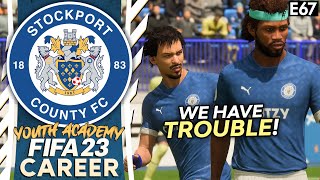 MAJOR BUSTUP IN SQUAD  FIFA 23 YOUTH ACADEMY CAREER MODE  STOCKPORT EP 67 [upl. by Barron368]