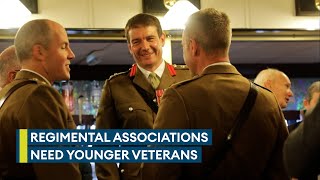 Younger veterans urged to use or lose regimental associations [upl. by Ahsile158]