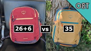 Osprey 266 vs 35 Daylite Comparison and Final Thoughts [upl. by Ekusoyr]