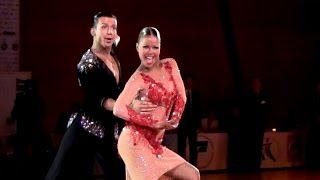 Kristijan Burazer  Martina Plohl Brno Open 2014 WDSF WO latin final  chachacha [upl. by Orpah]