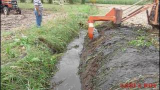 Drainage ditch cleaning  with a special [upl. by Donnamarie507]