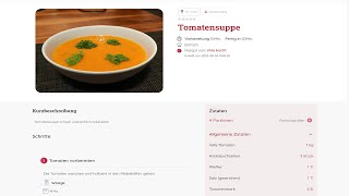 Das erste eigens erstellte Rezept mit dem Monsieur Cuisine Smart zubereitet [upl. by Annuhsal]