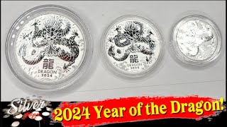 New 2024 Year of Dragon Coins Perth Mint Lunar Series [upl. by Eerased758]