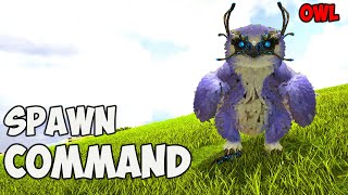 Snow Owl ARK Spawn COMMAND  How To Summon SNOW OWL Ark CODE 2023 [upl. by Atiugram]