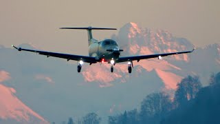 Witness the Power of the Pilatus PC12  LXJFY and OOPCJ [upl. by Aitram]