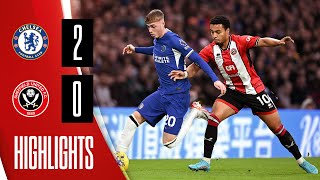 Jackson and Cole Palmer Goals down Blades  Chelsea 20 Sheffield United  Premier League highlights [upl. by Auhso293]