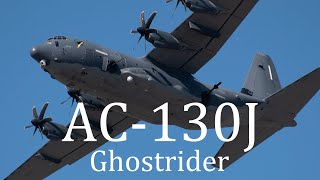 AC130J Ghostrider  The Newest Deadliest Gunship in Action [upl. by Jempty]