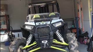 How to change CVT drive belt on 2018 Polaris Rzr 1000 [upl. by Pazia]