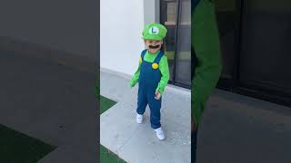 Luigi bigoton 💙💚🥸 shorts short luigi mariobros halloween halloween2024 youtubeshorts fun [upl. by Carlos]