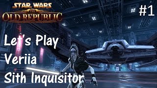 Lets Play SWTOR Sith Inquisitor Part 1 Setting The Scene [upl. by Cyprian]