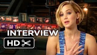 The Hunger Games Mockingjay  Part 1  Jennifer Lawrence Interview 2014  THG Movie HD [upl. by Alyakcim]