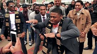 The Omicron Kappa Chapter of Alpha Phi Alpha Fraternity Inc Auburn Alphas Fall 18 Graduation Step [upl. by Nahum]