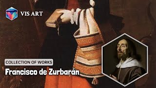 225 Drawings and Paintings by Francisco de Zurbarán A Stunning Collection HDPart 13 [upl. by Anelra943]