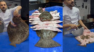 TURBOT OR BONİTO  Video by chef Faruk GEZEN [upl. by Stclair]