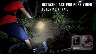 Insta360 ACE PRO PURE VIDEO  Notturna Montello Kontadinasso Trail [upl. by Ettelrahc]