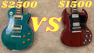 Gibson SG VS Les Paul  What is the best guitar [upl. by Karlyn]