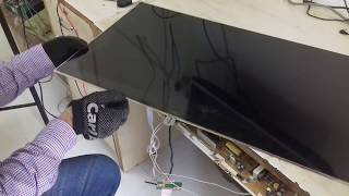 LCD LED TV POLARIZE GLASS REPLACEMENT BY TRAINER VINOD KENNY [upl. by Shewchuk]