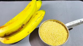 If You Have Banana amp Sooji At Home Make This Delicious Cake In Frying Pan ll Banana Cake Recipe [upl. by Adnawyek]