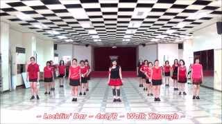 Locklins Bar by Maggie Gallagher  line dance walk through  洛克林酒吧  排舞導跳 [upl. by Dlonra]