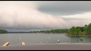 Tornado Producing Supercell and Large Hail 5622 Wentworth NC [upl. by Zetnod]