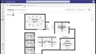 Desk Booking in Microsoft Teams with OfficeRnD Hybrid [upl. by Ttennaj363]