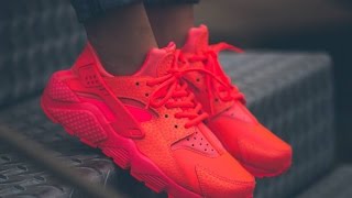 Chaussure Nike air huarache rouge hommefemme pas cher [upl. by Salamanca472]