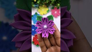 How to Make Beautiful Foam Flowers 🏵️🏵️ Easy Craft Ideas  Flower Making Tutorial diyfoamflowers [upl. by Harol]