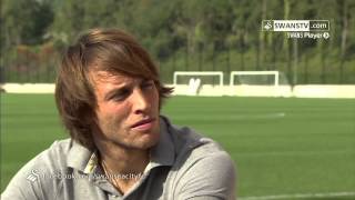 Swansea City Video Michu Interview Part 2 [upl. by Tlihcox]