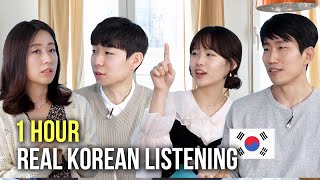 1 HOUR Natural Korean Conversation 🇰🇷  Listening Practice KORENG SUB [upl. by Phemia574]