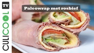 Paleowrap met rosbief en avocado [upl. by Paschasia]