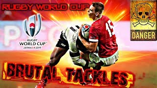 RWC 19  WARNING  BRUTAL TACKLES ᴴᴰ [upl. by Odlanyer]