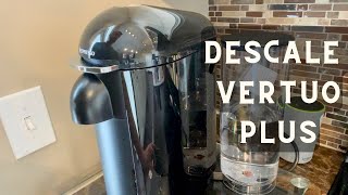 Nespresso Vertuo Plus Descaling  From Start to Finish [upl. by Jessey]