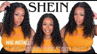 Effortless SHEIN Wig Review amp Try On  Straight Out of the Box Wig [upl. by Tristan995]