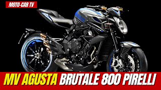 MV Agusta Brutale 800 Pirelli A Fusion of Performance and Style  MOTOCAR TV [upl. by Melar]