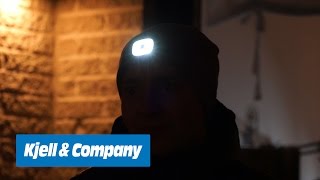 KjellTV  Smart mössa med inbyggd LEDlampa [upl. by Aihsenod]