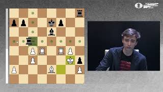 GM Daniil Dubov analyzes Game 10  Ding vs Nepomniachtchi [upl. by Morganica747]