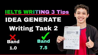 খুব সহজে Writing Task 2 Idea Generate IELTS Writing Task 2 Tips ৩ টি Tips দিয়ে Writing Score [upl. by Lsiel]