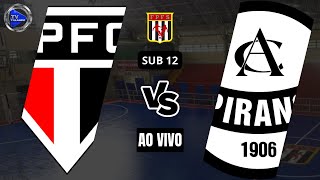 SÃO PAULO X YPIRANGA  SUB 12  AO VIVO  A1  TV FALANDO  FINAL  SERIE PRATA [upl. by Ylrrad]