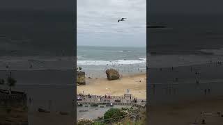 Beach Day in biarritz France July 2023 surfing beach [upl. by Risay203]