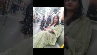 Kuch riste kiraye ke makan ki trh hote hai Mumbai metro train trending reels viral shorts Khan sir [upl. by Immij13]