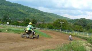 Yamaha YFZ 450R vs Canam DS 450 holeshot [upl. by Nebra8]