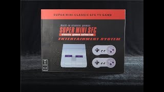 GAMEGNU Super SNES 16bit Mini \ 94 in 1 Game Console NTSC [upl. by Lytsirhc]