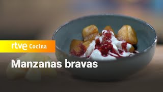 Trampantojo dulce de patatas bravas de manzana con salsa  Menudos Torres  RTVE Cocina [upl. by Gilpin]