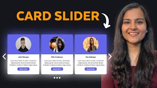 How to make Card Slider in React JS  React Slick [upl. by Nidroj]