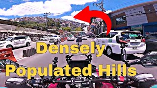 Riding to the top of the most densely populated hills in philippines  Honda CB500x [upl. by Tips681]