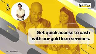 HassleFree Gold Loan  Maximum Finance  Shriram Finance Gold Loan  Shriram Finance Limited [upl. by Flight]