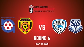 NW UNITED vs COASTAL SPIRIT SAS  CANTERBURY WOMENS PREMIERSHIP FOOTBALL  ROUND 6  2024 [upl. by Atnauqal]