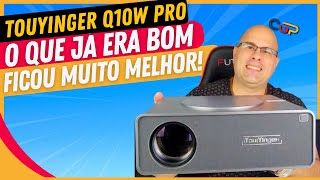 PROJETOR TOUYINGER Q10W PRO QUALIDADE SE MANTEVE OU MELHOROU CONTINUA COMPLETO NO BRASIL Geek289 [upl. by Nimajneb]