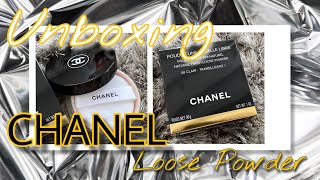 แกะกล่อง Chanel Poudre Universelle Libre Natural Finish Loose Powder แป้งฝุ่นในตำนาน  PuiPiyalak [upl. by Aivonas]