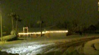 Palmdale Snow Its snowing in Palmdale CA 121708 [upl. by Cusack353]